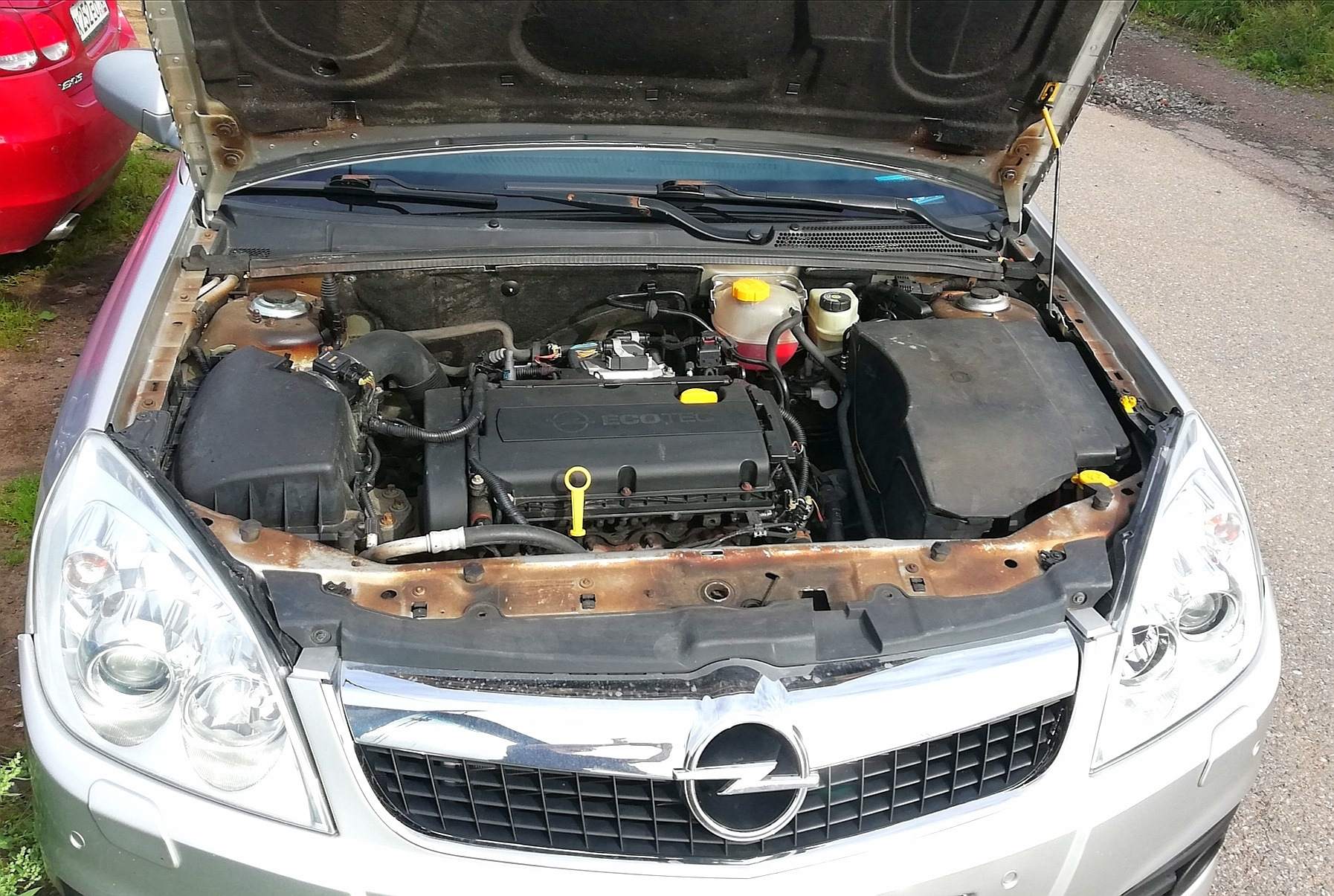 Крышка АКБ — Opel Vectra C, 1,8 л, 2007 года | аксессуары | DRIVE2