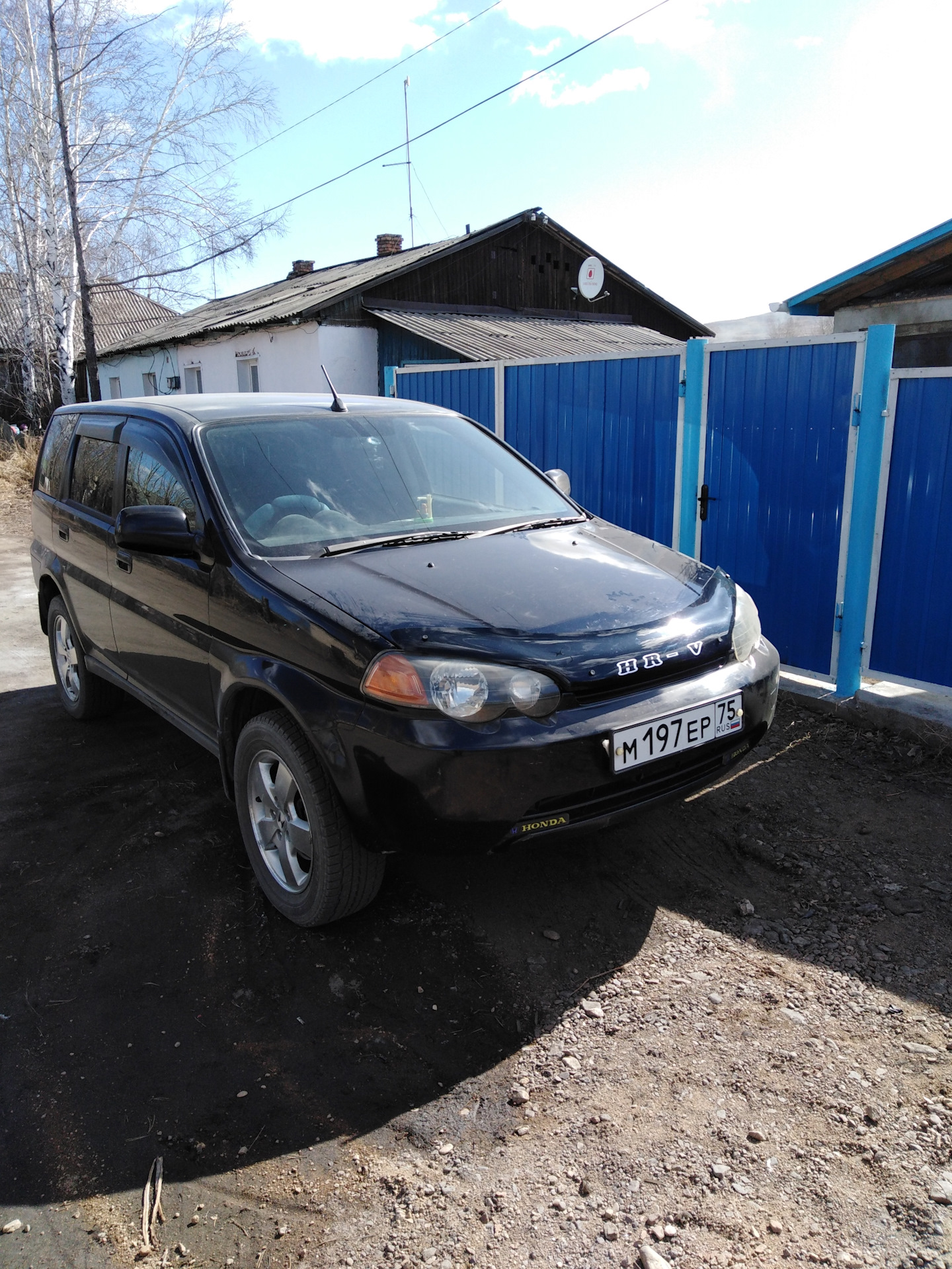 Дефлектор капота(мухобойка) — Honda HR-V (1G), 1,6 л, 2000 года ...