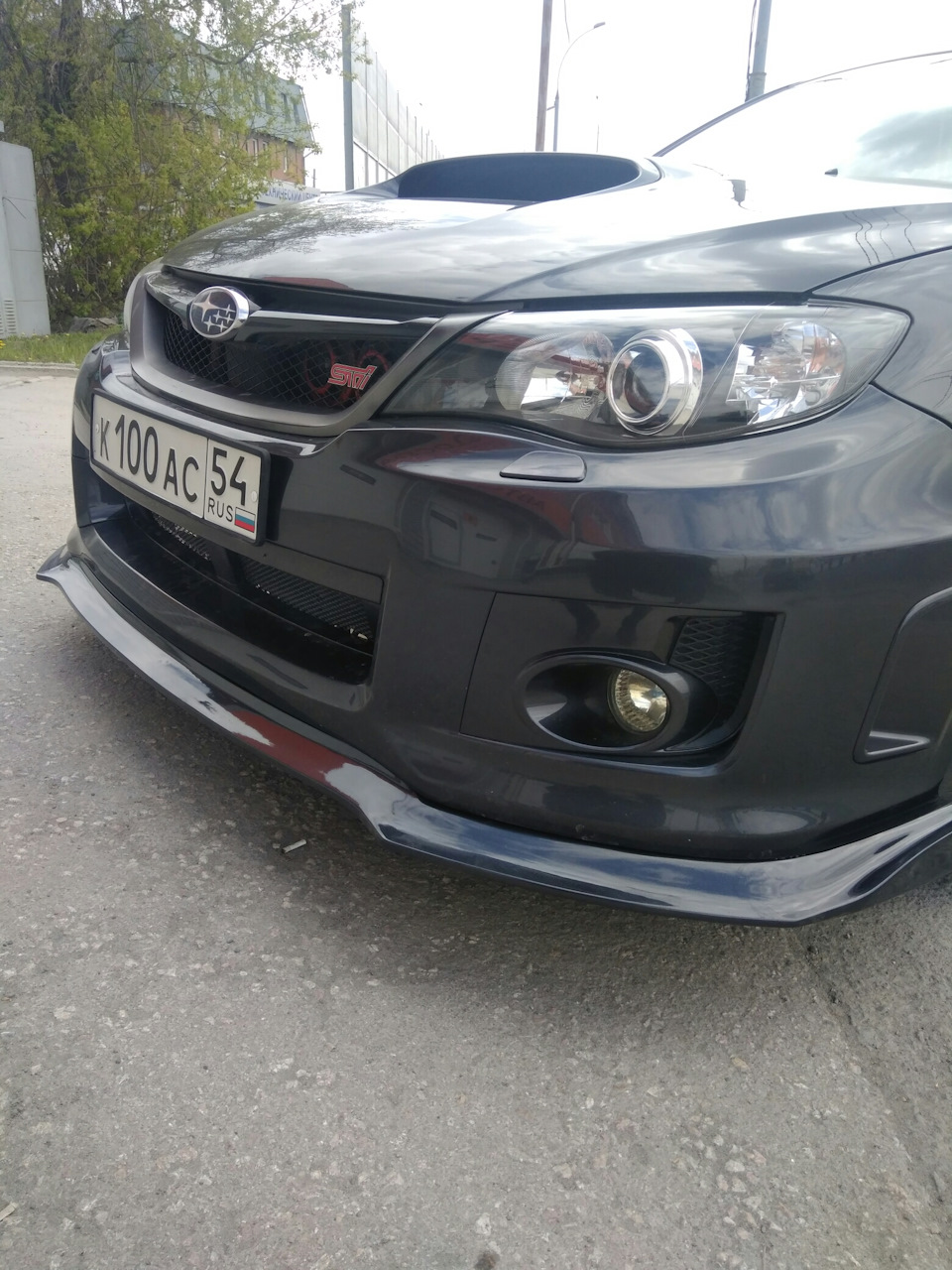 45: Рассекатель Vortex + губа. — Subaru Impreza WRX STI (GV/GR), 2,5 л,  2010 года | стайлинг | DRIVE2