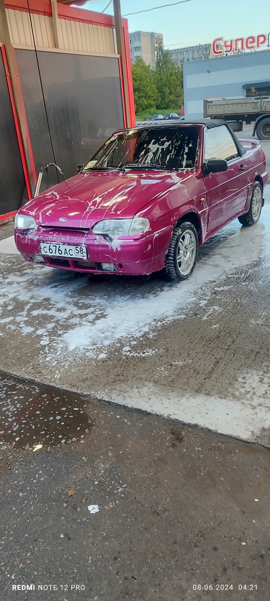 Поездка в Тулу, Автострада 2024 — Lada Samara Cabrio, 1,5 л, 1995 года |  путешествие | DRIVE2