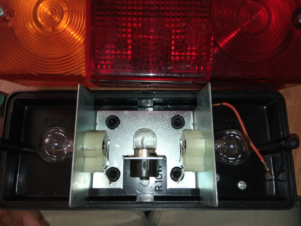 Доработка фонарей от МТЗ для прицепа — DRIVE2