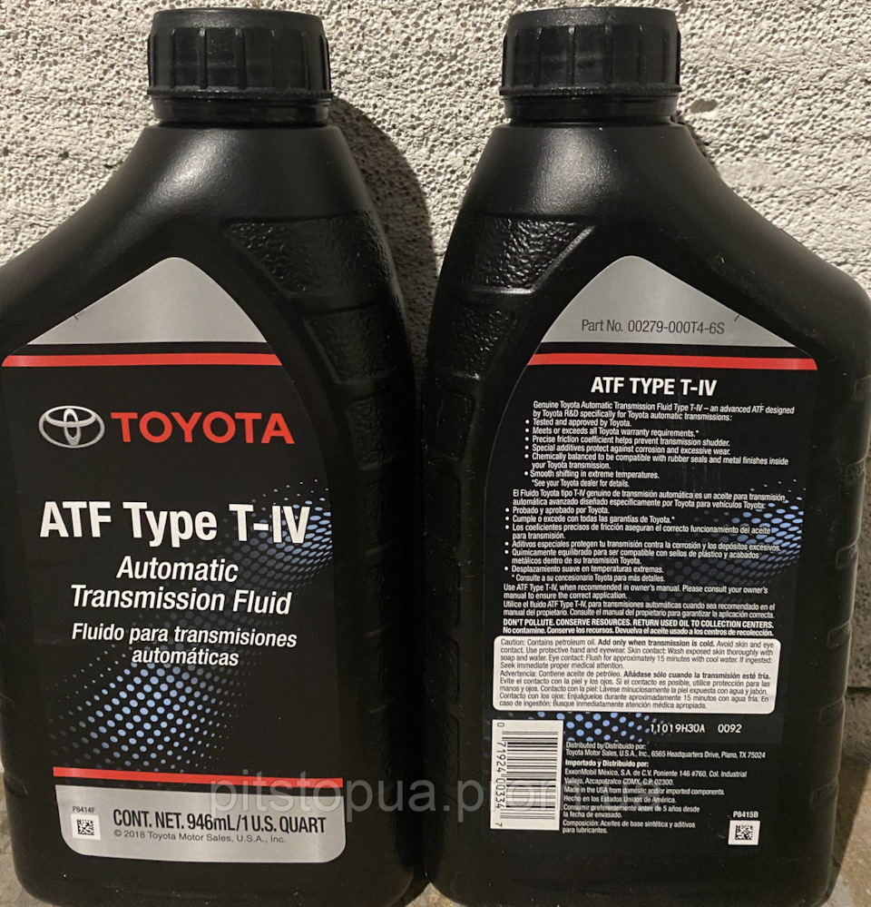 Атф тайп. Тойота t4 ATF. Toyota ATF Type t-4. 00279000t4 Toyota масло трансмиссионное в АКПП. Type t4 Toyota.