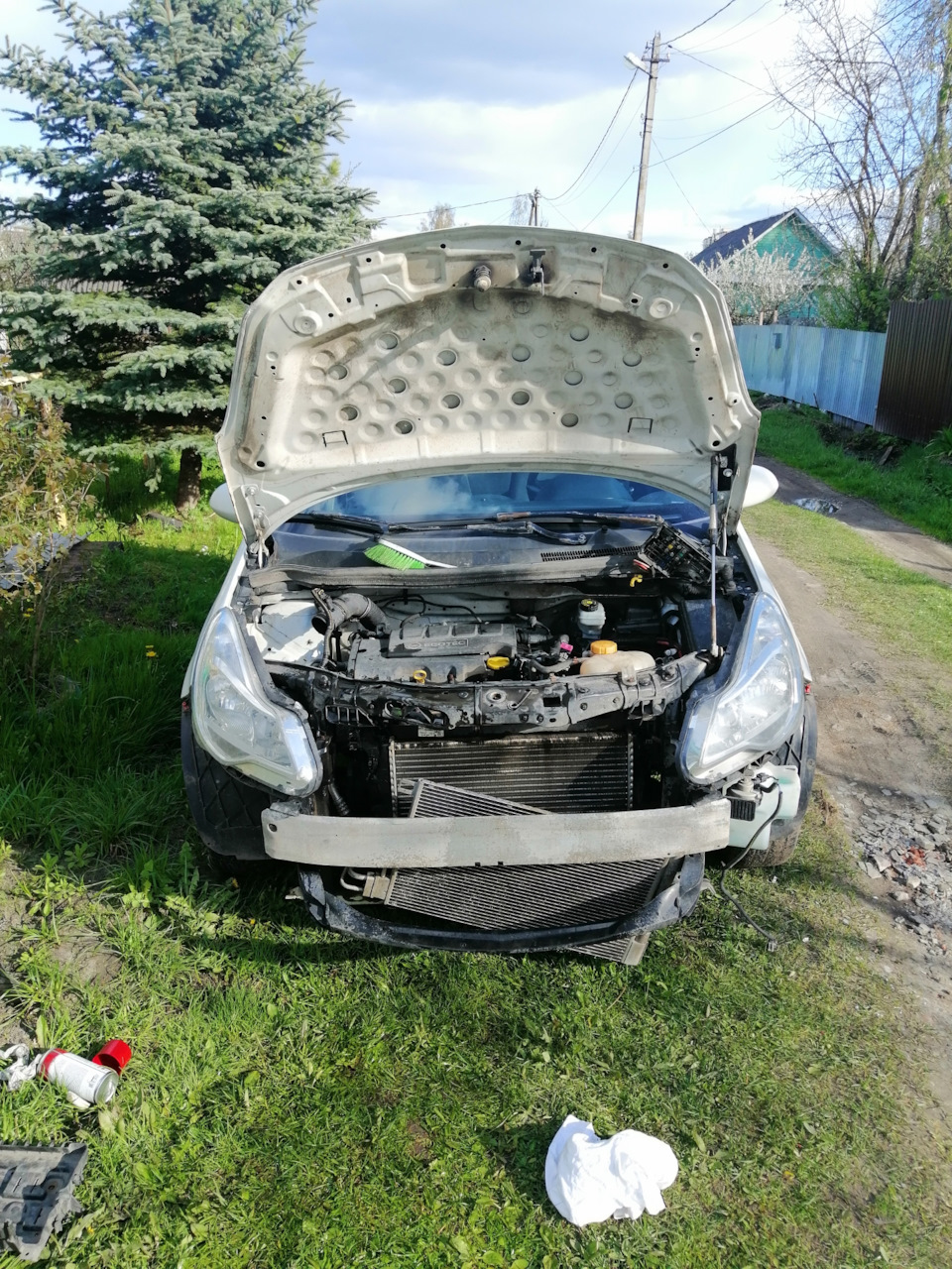 Сполоснул радиаторы — Opel Corsa D, 1,2 л, 2012 года | своими руками ...