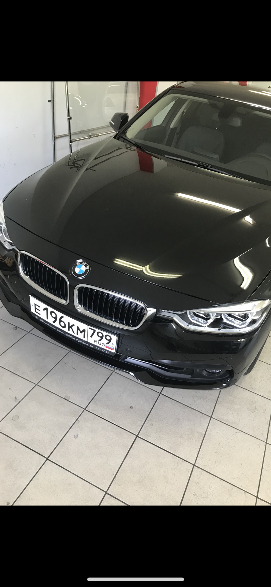 Всегда хотел, чтобы ноздри у моей машины были чёрными) — BMW 3 series  (F30), 1,5 л, 2018 года | тюнинг | DRIVE2