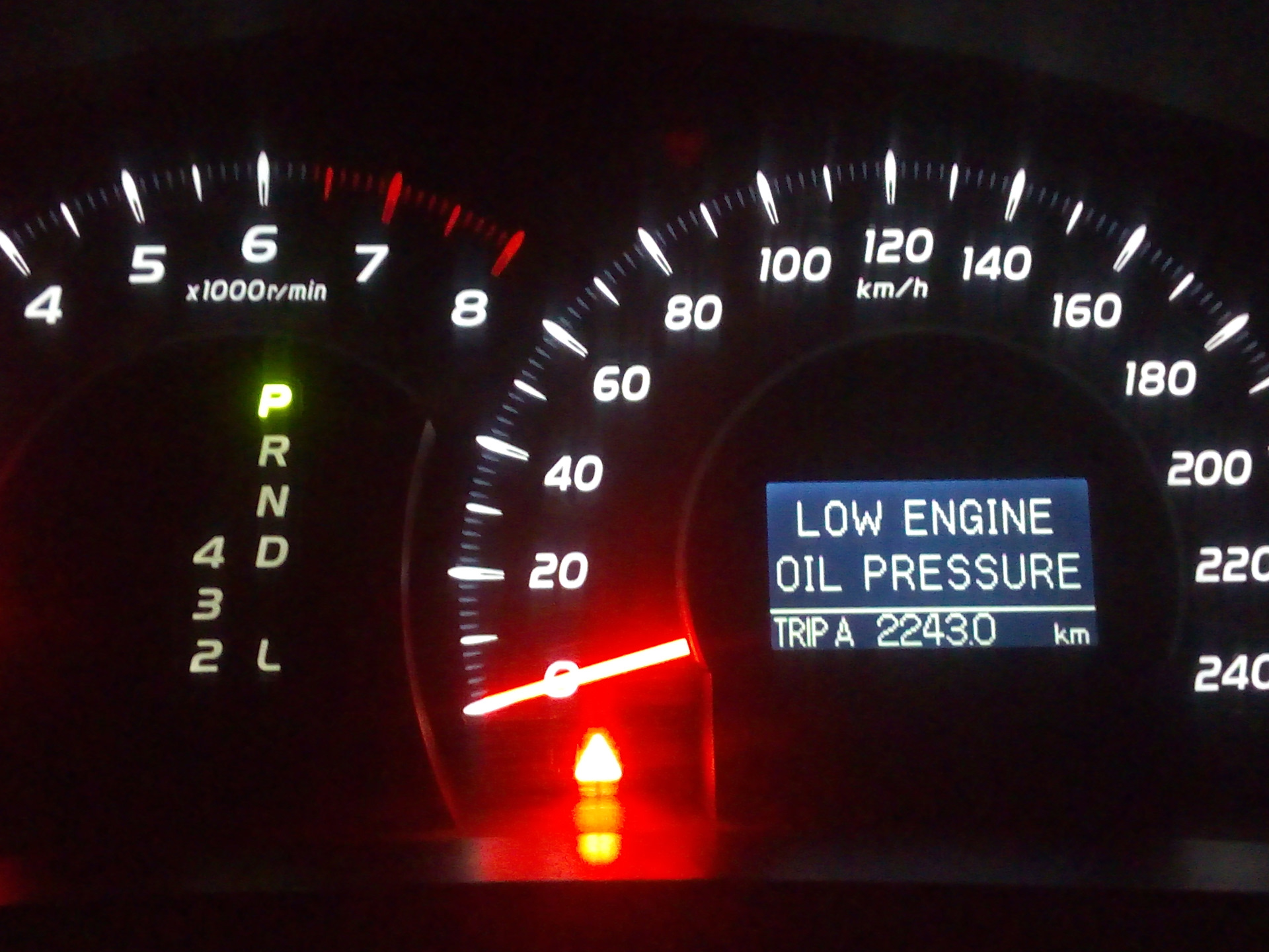 Low engine oil pressure — Toyota Camry (XV40), 2,4 л, 2006 года |  наблюдение | DRIVE2