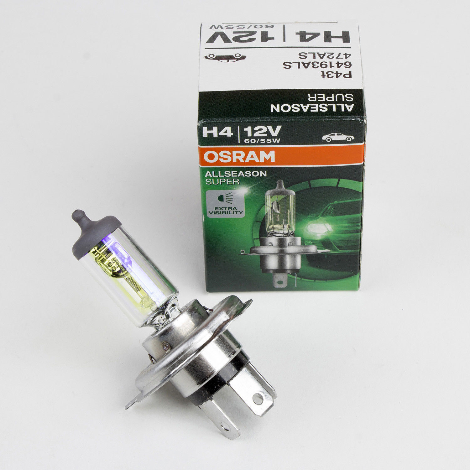 Лампа 12v 60 55w. Галогенная лампа Osram h4 ALLSEASON super 12v 64193als-HCB Duo (2шт.). Osram ALLSEASON h4 55w 12v 64193alls комплект. Осрам олсизон н4 +30. Лампа автомобильная галогенная Osram ALLSEASON 64193als-HCB +30% h4 60/55w 2 шт..