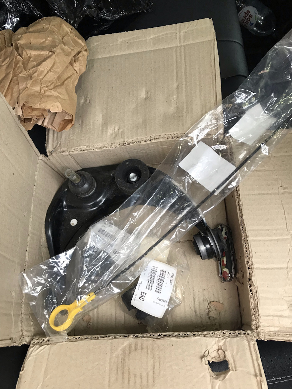 Замена передних отбойников, установка тавотницы — Mazda 6 (2G) GH, 2 л ...