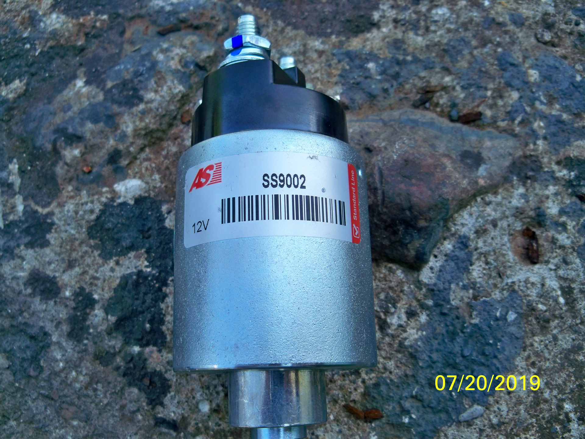 Новый втягивающий и его номерок. 