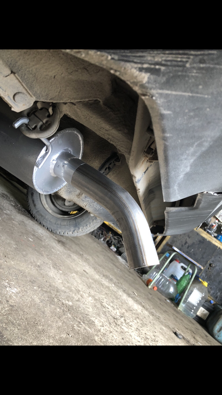 Установка выхлопной системы — Lada 2109, 1,5 л, 2002 года | тюнинг | DRIVE2