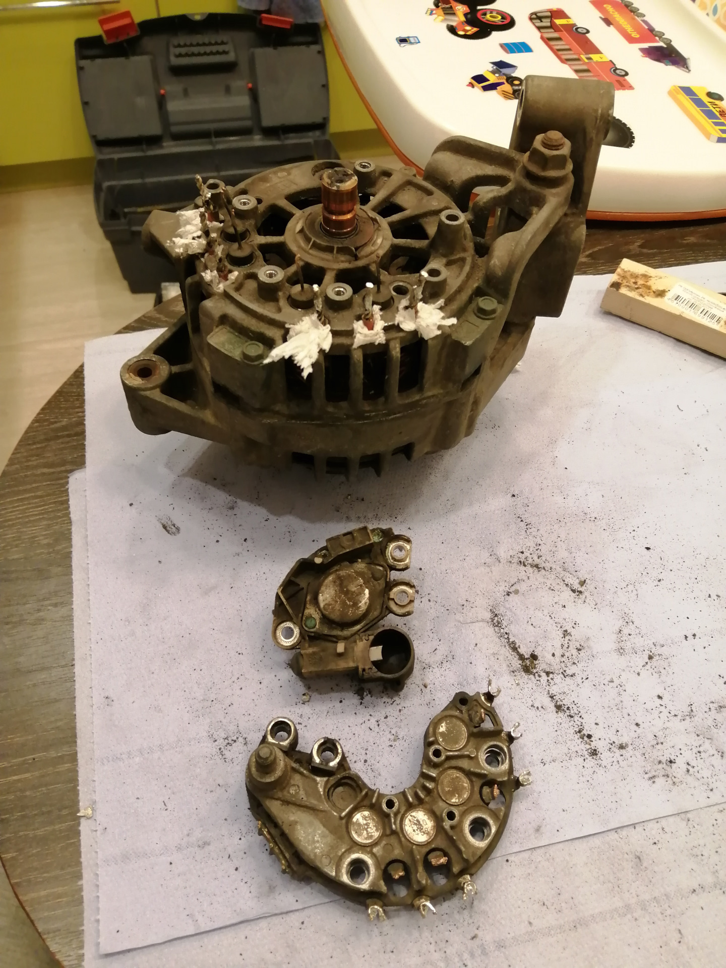 Пробит диодный мост генератора. Хэлп! — Opel Vectra B, 2 л, 1997 года ...