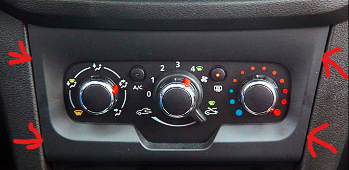 4 лёгких защёлки под лопатку, никаких специальных вещей, просто тянем — Lada XRAY