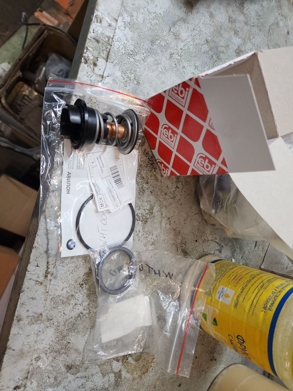 Замена термостата — Volkswagen Touareg (2G), 3,6 л, 2011 года ...