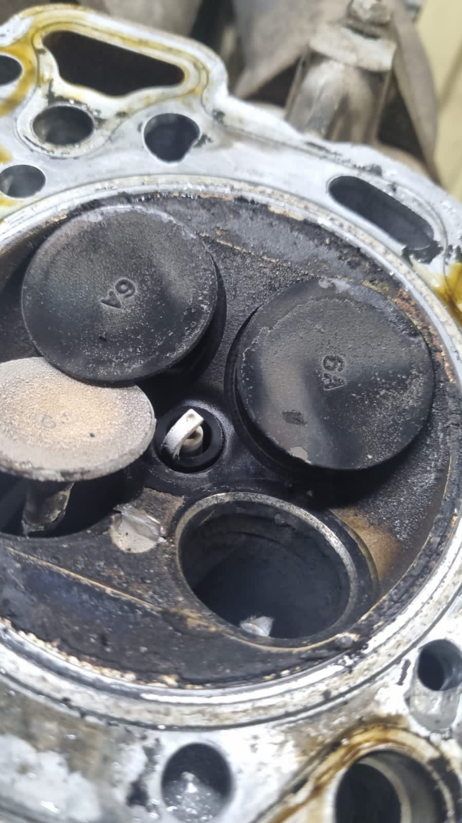 Загнуло клапана. Порвался балансировочный ремень — Hyundai Santa Fe (1G ...