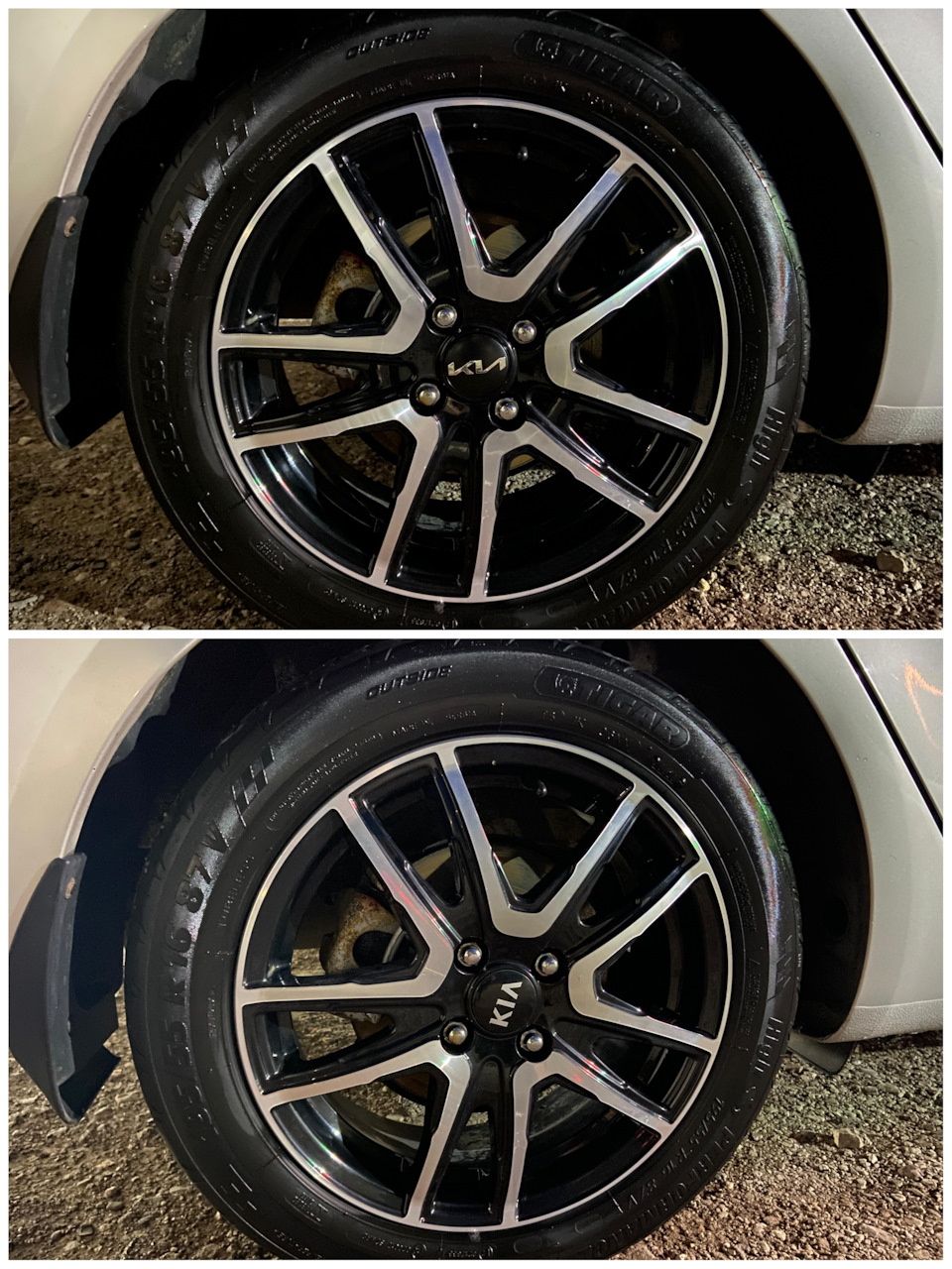 Замена колпачков. — KIA Rio (3G), 1,4 л, 2015 года | колёсные диски ...