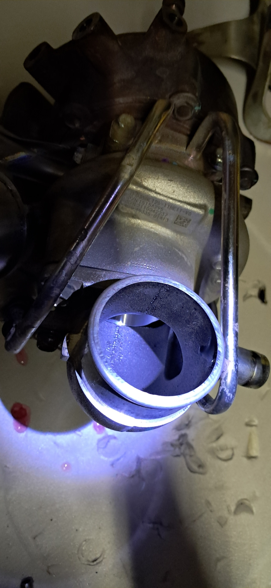 Масло в интеркуллере и патрубках — Mitsubishi Pajero Sport (3G), 2,4 л ...