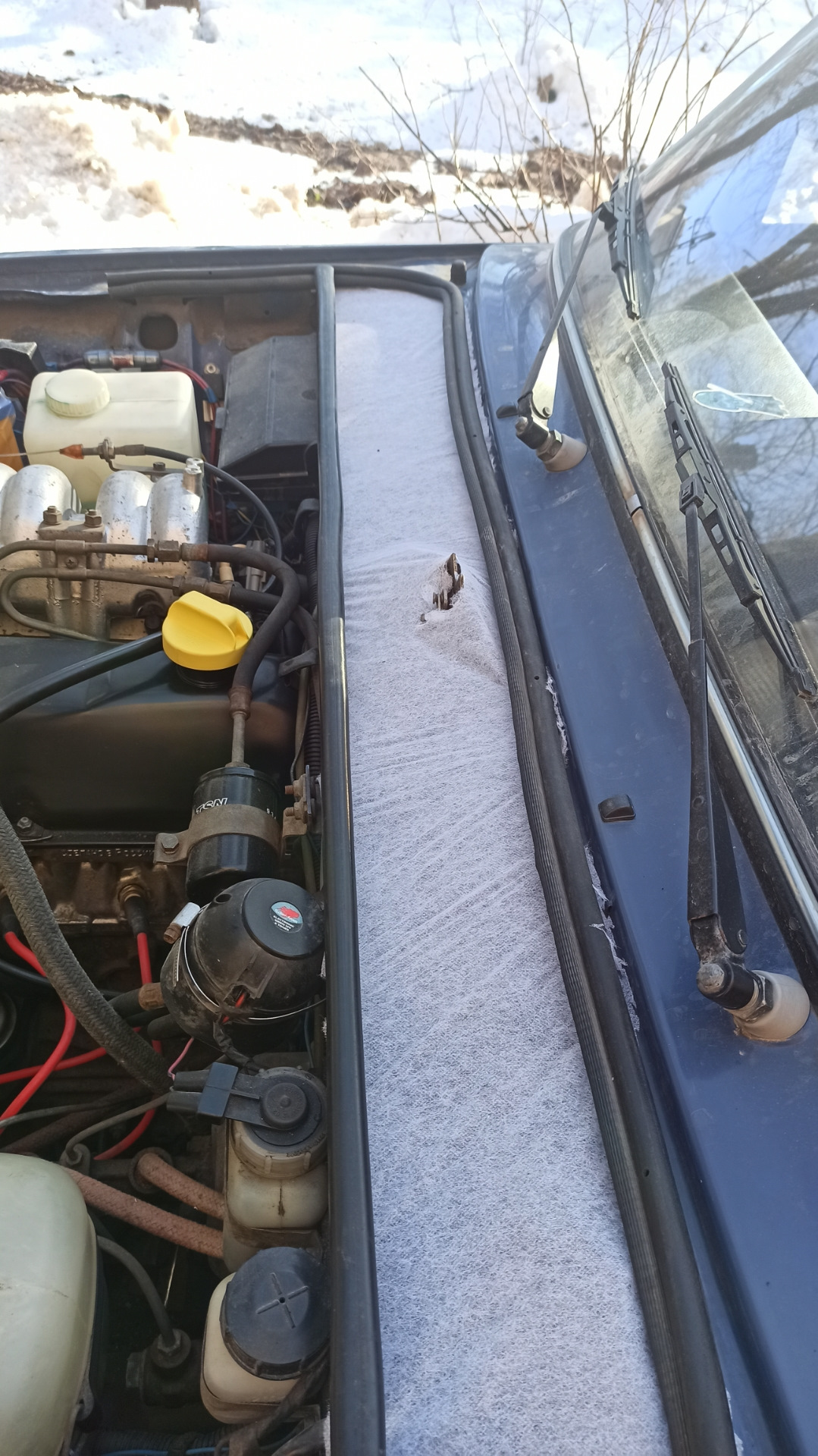 Установка вольтметра+ замена салонного фильтр, новый органайзер в ...