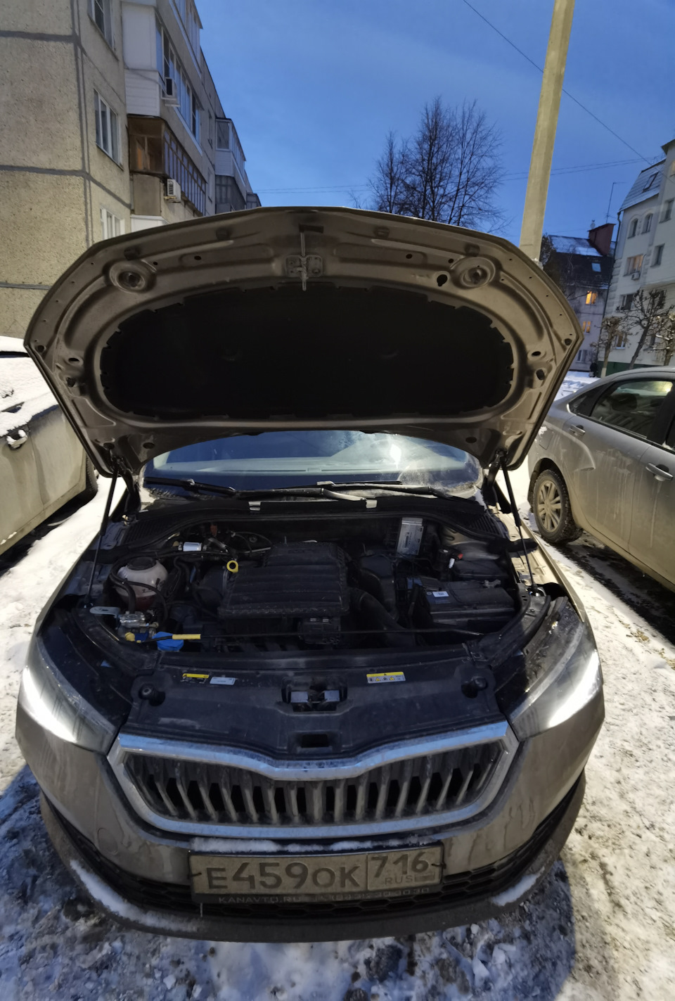 Газовые упоры капота от багажника Rapid 2g — Skoda Rapid (2G), 0,5 л ...