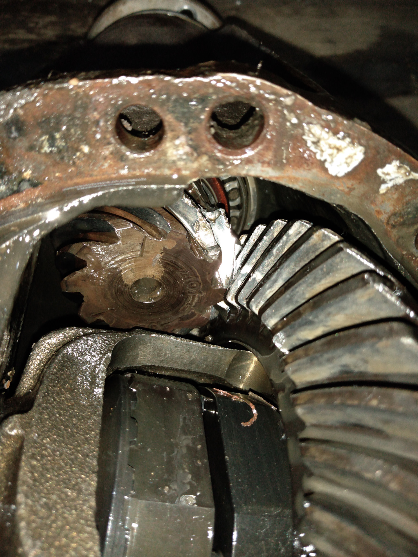 поломка заднего редуктора