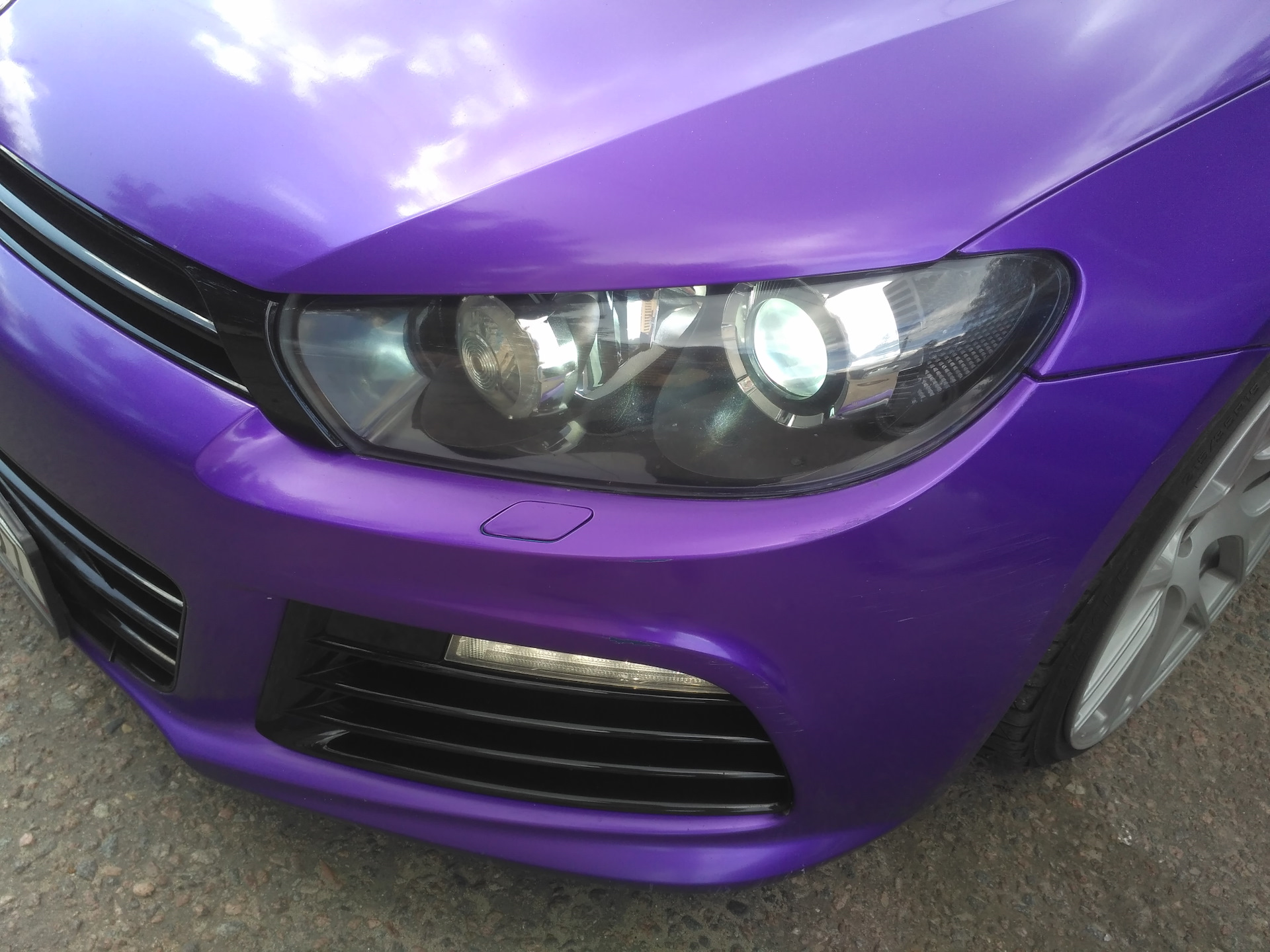 Полирнул фары и забронировал — Volkswagen Scirocco (3G), 2 л, 2010 года ...