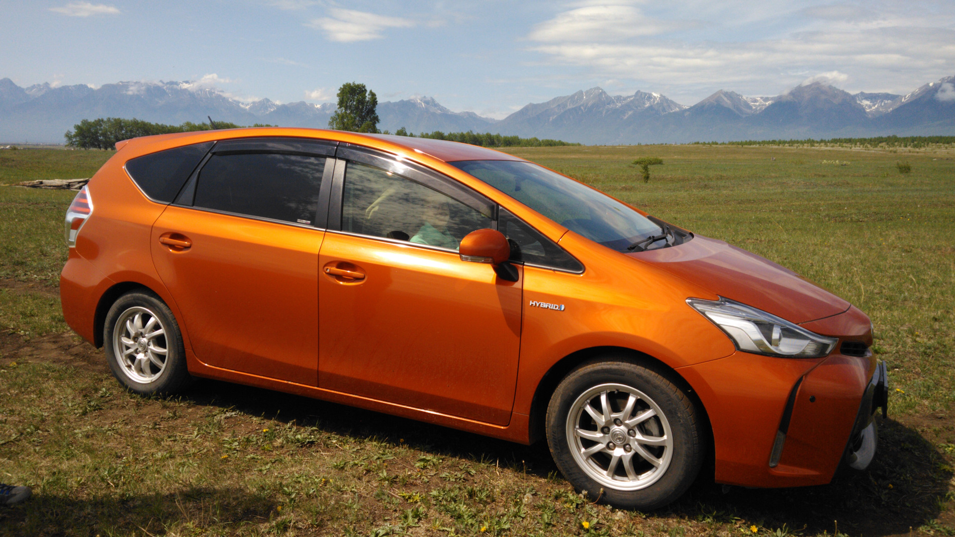 Toyota Prius Alpha 1.8 гибридный 2015 | Рыжая Лапочка на DRIVE2