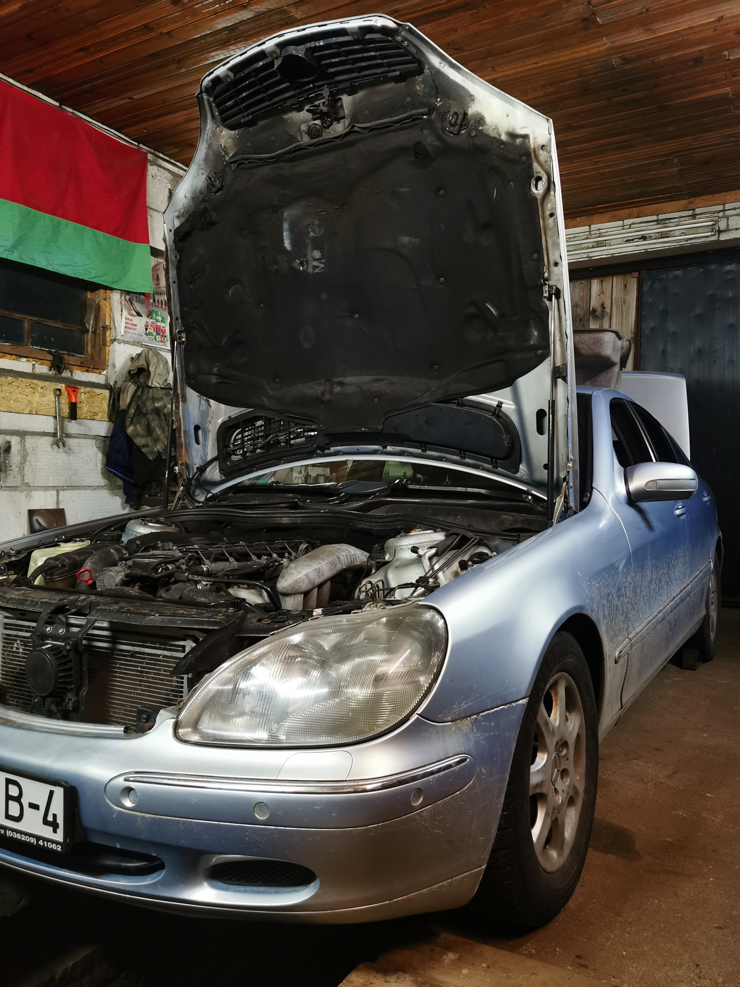 PSE MALFUNCTION — VISIT WORKSHOP — Mercedes-Benz S-Class (W220), 3,2 л ...