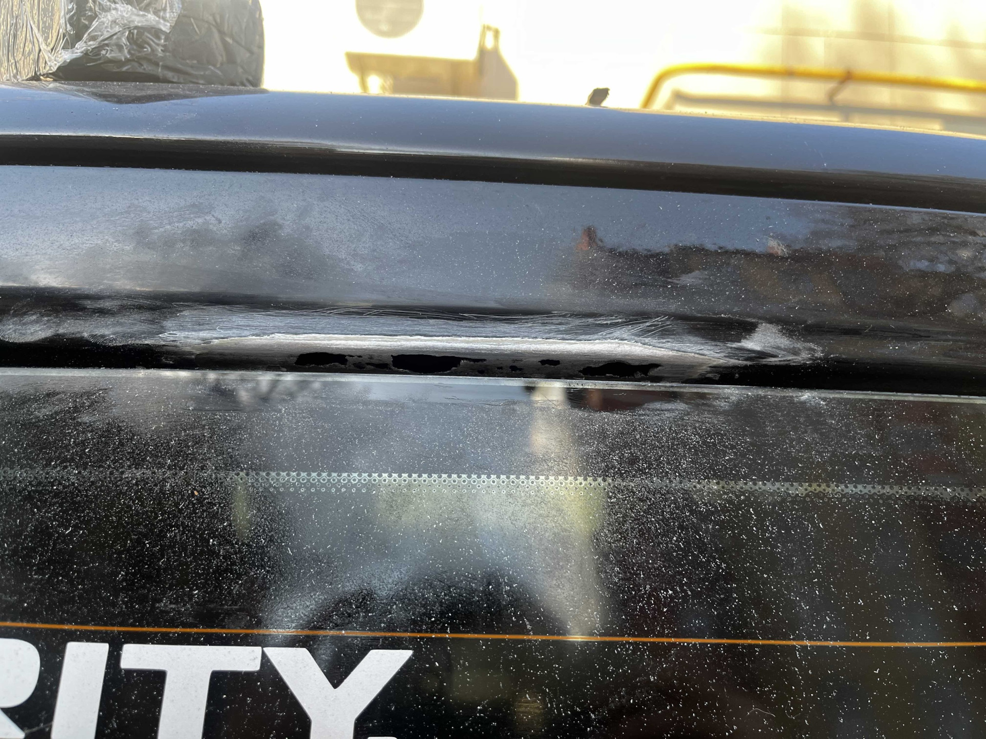 Ремонт коррозии двери багажника УАЗ Патриот 2017 — УАЗ Patriot, 2,7 л ...