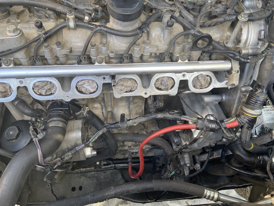 Проводка была в таком виде. — Volvo XC90 (1G)