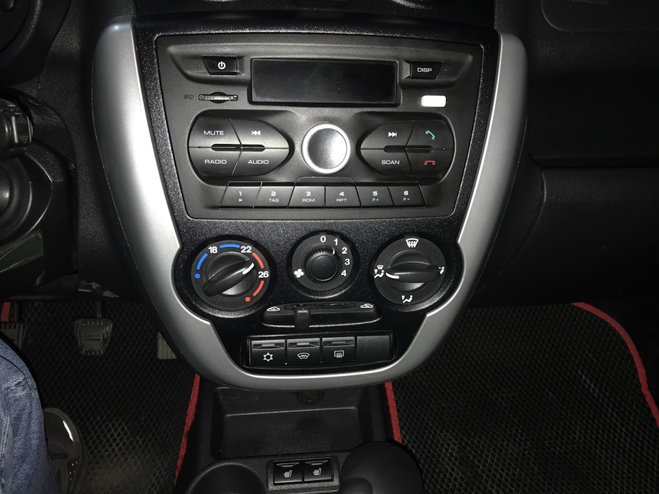 6) Крутилки печки — Lada Granta Sport, 1,6 л, 2016 года | своими руками ...