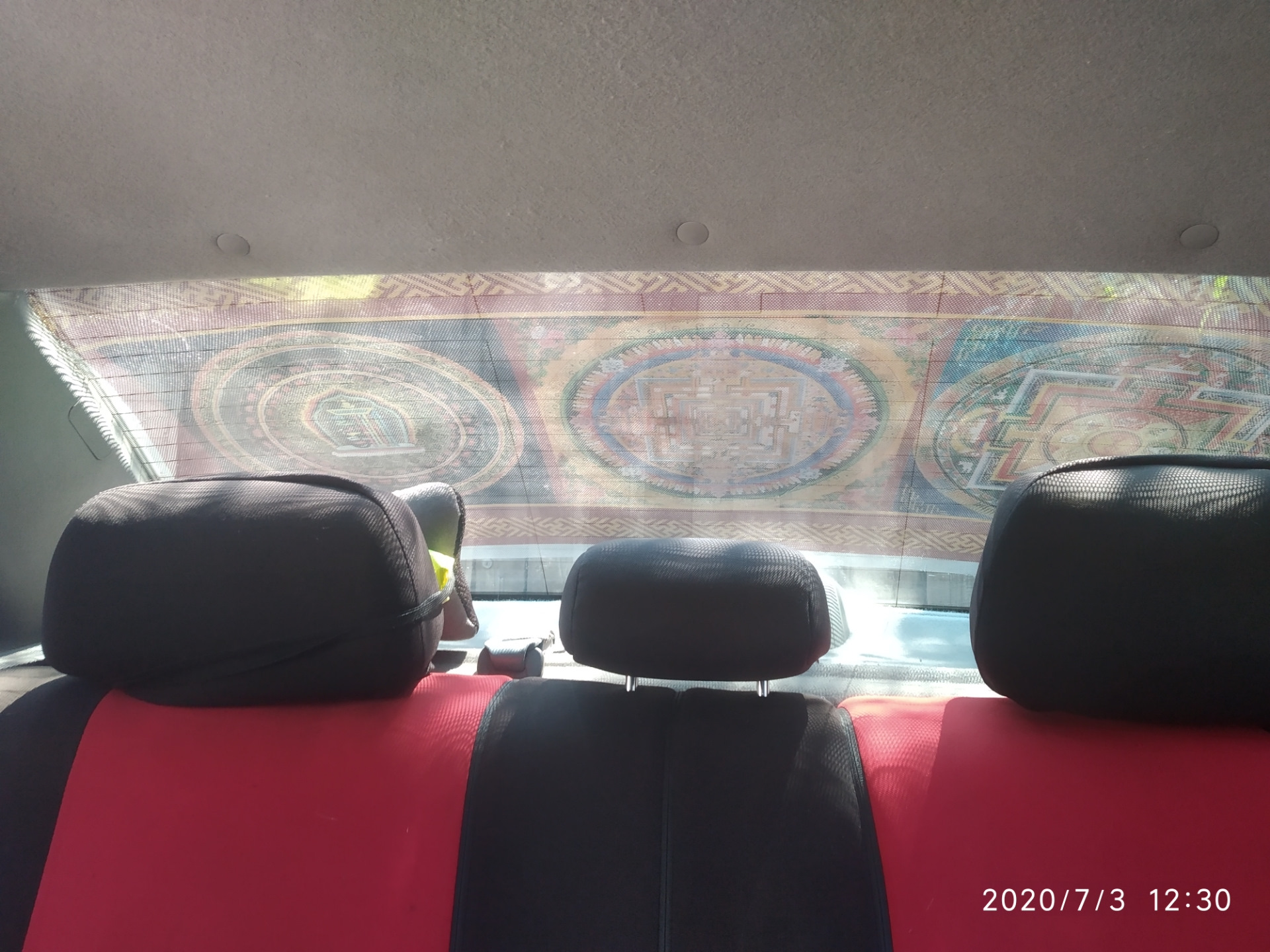 Перфорированная наклейка на заднее стекло — Chevrolet Lacetti Sedan, 1 ...