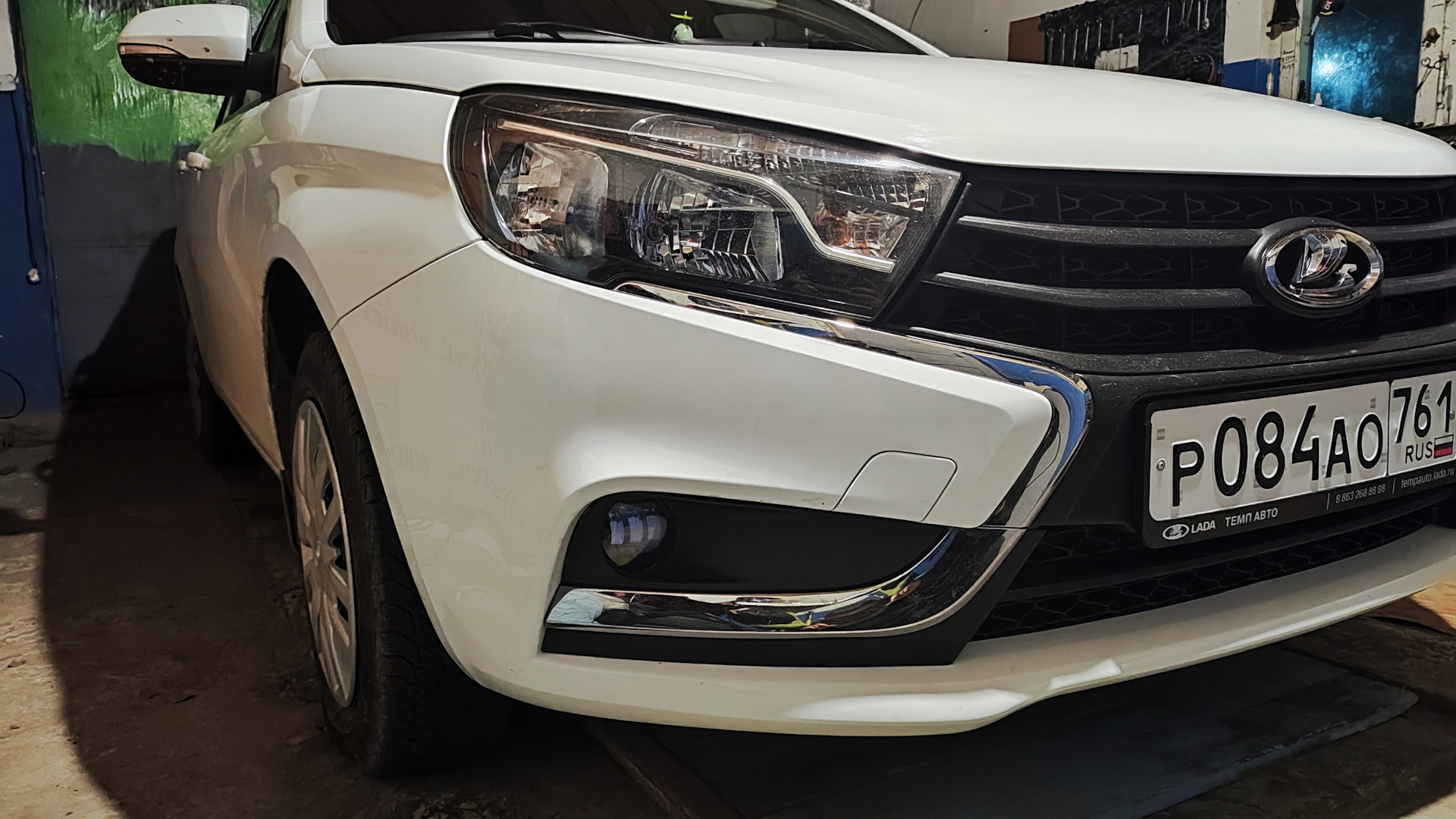 Да будет свет. ПТФ в весту — Lada Vesta (1G), 1,6 л, 2019 года ...