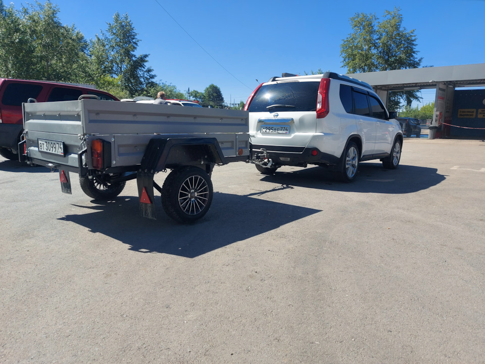 Постановка на учёт друга PATSSANA прицепа КМЗ 8136 — Nissan X-Trail II ...