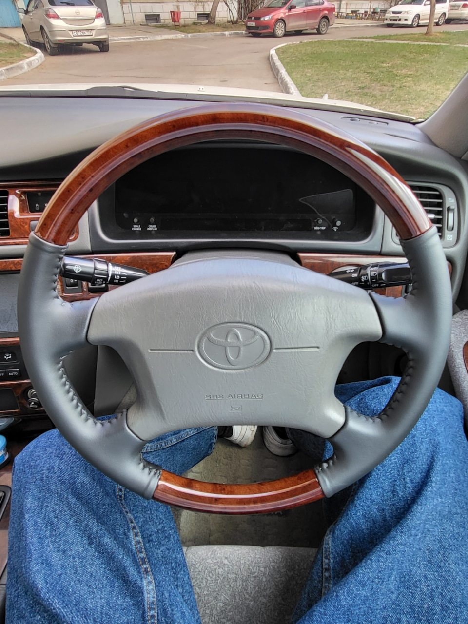 Перешивка руля, новое табло и воздуховод — Toyota Mark II (100), 2 л, 1998  года | тюнинг | DRIVE2