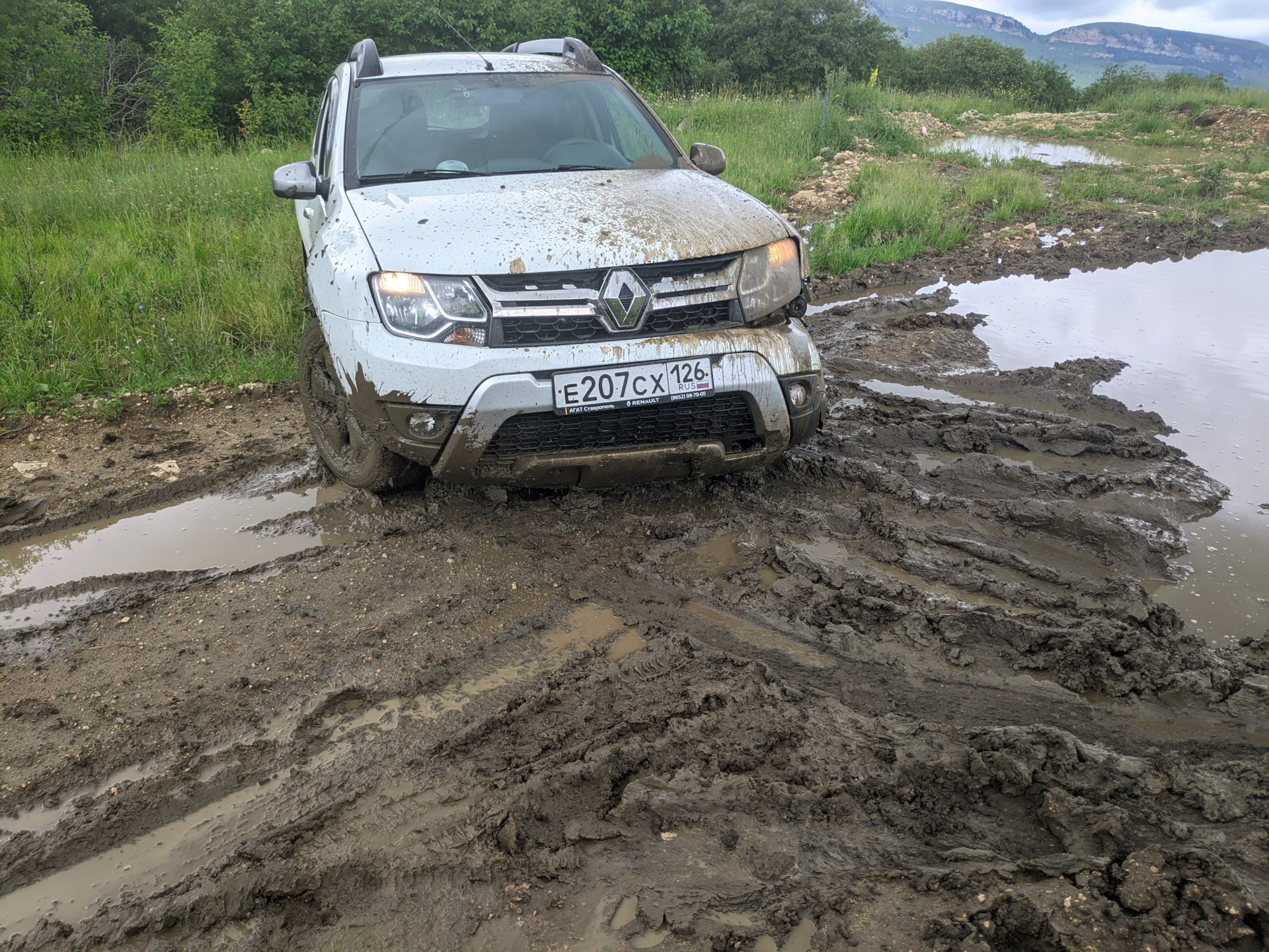 Неудачная поездка к Извещательной пещере — Renault Duster (1G), 1,5 л, 2018  года | путешествие | DRIVE2