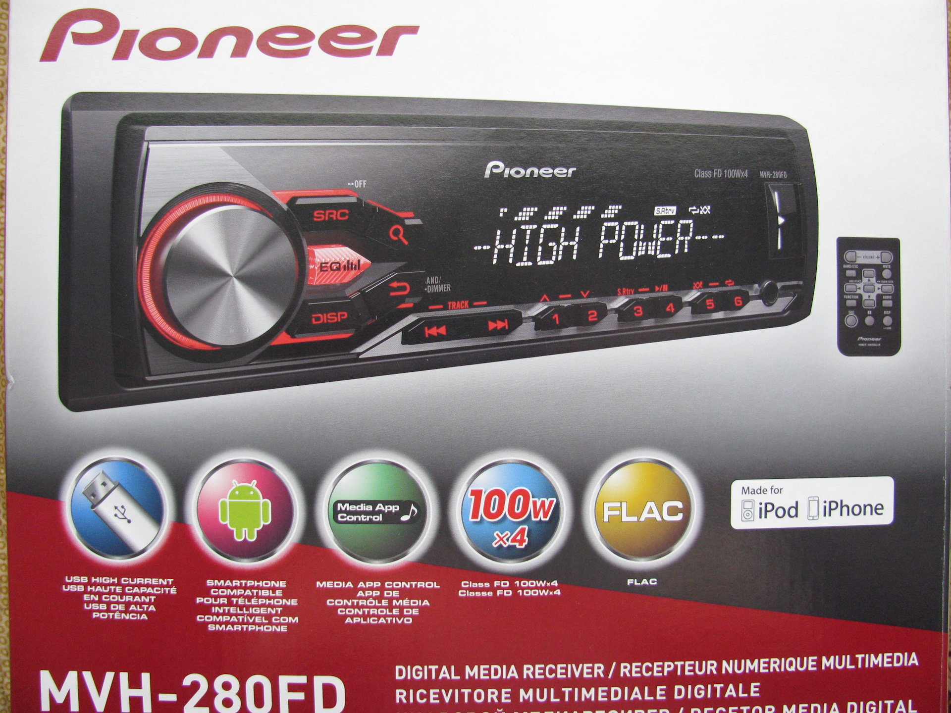 Магнитола pioneer mvh 280fd инструкция