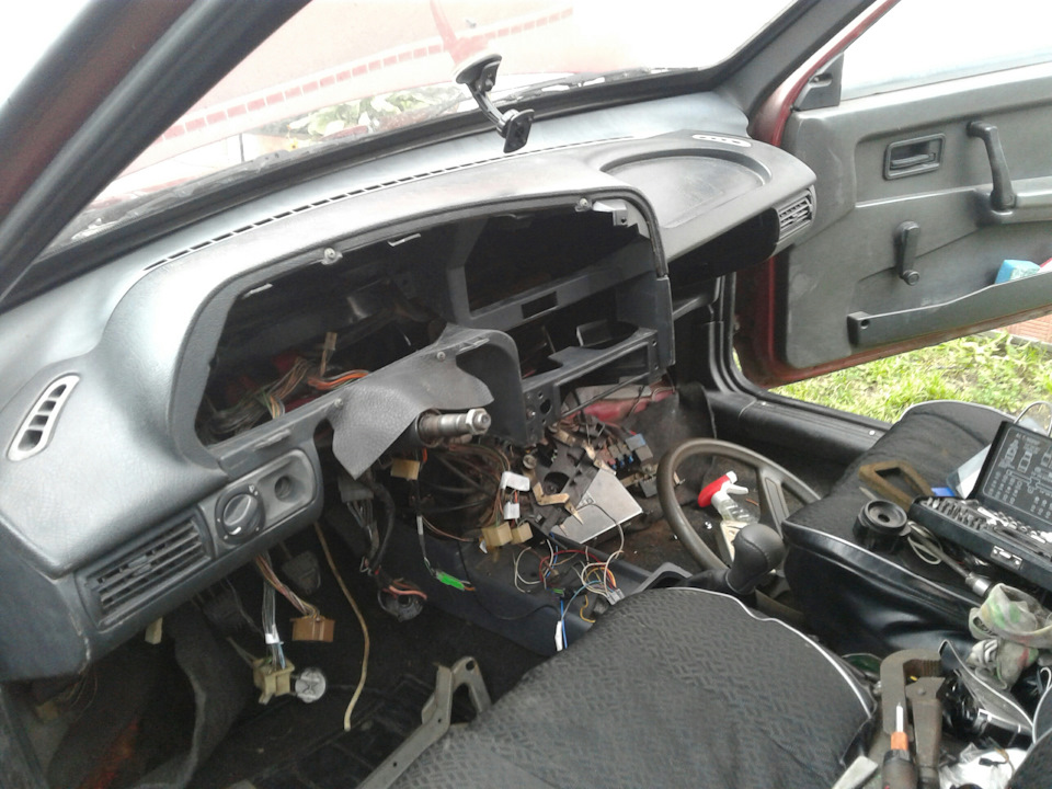 Установка европанели, часть первая — Lada 21093i, 1,5 л, 1998 года ...