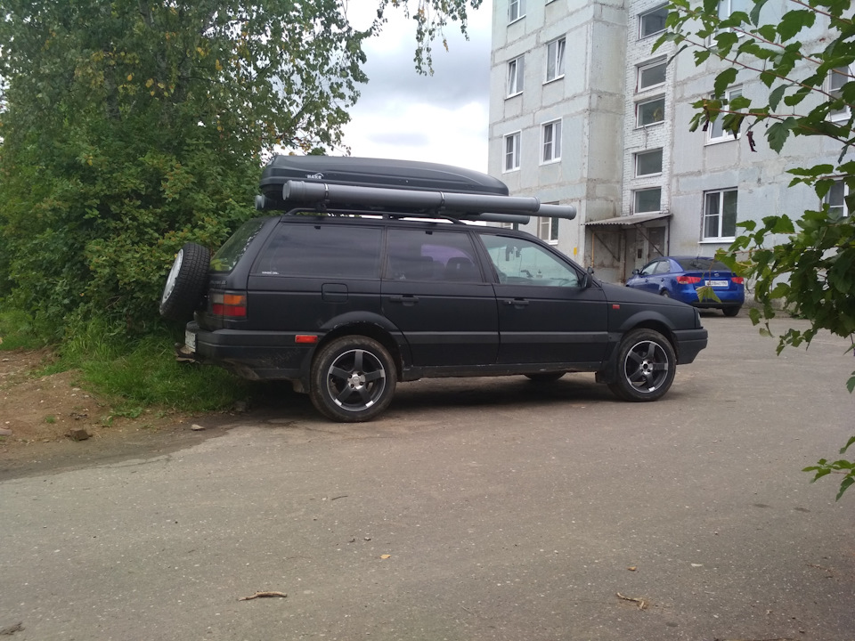 Прицеп из кузова универсала 5 — Volkswagen Passat Variant (B3), 2 л ...