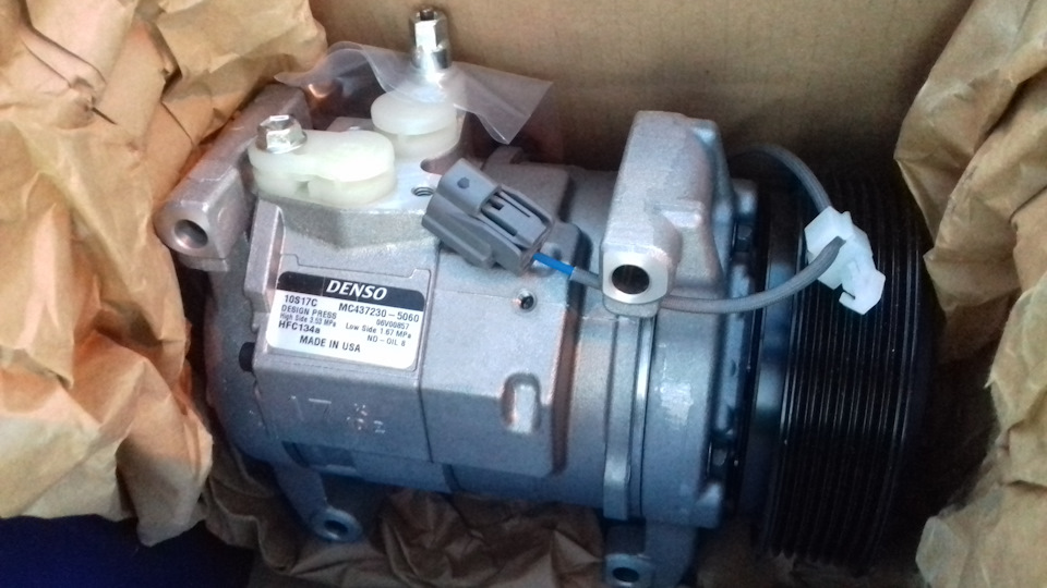 10S17C КОМПРЕССОР КОНДИЦИОНЕРА DENSO | Запчасти на DRIVE2