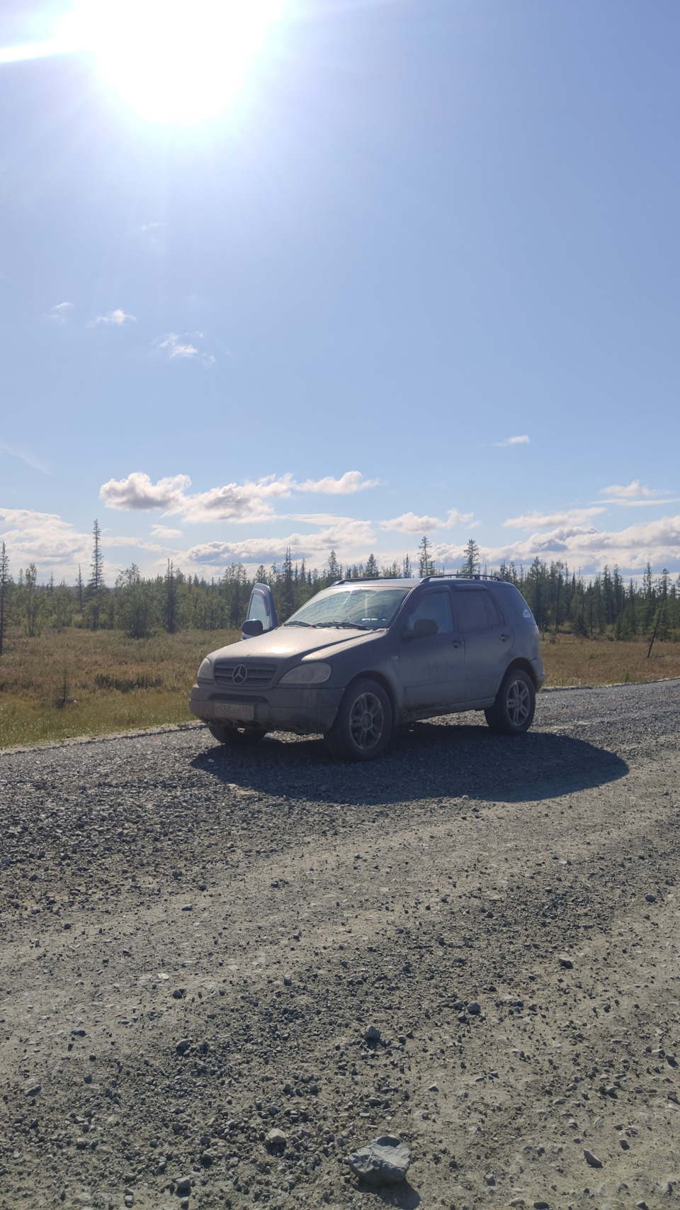 Дорога Надым — Салехард, уже можно ездить на любом полном приводе! —  Mercedes-Benz M-Class (W163), 3,2 л, 2000 года | путешествие | DRIVE2