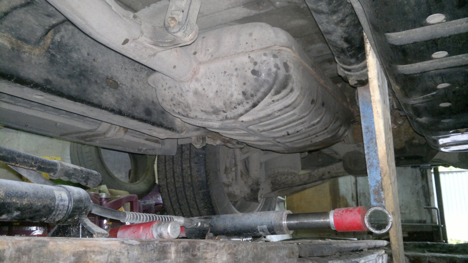 10-тонный цилиндр легко справился с поставленной задачей. — KIA Mohave (HM)