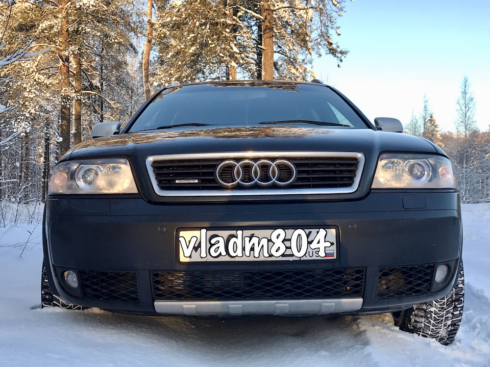 Немного прокатились по снегу, не все месить амно по магистралям — Audi Allroad (C5)