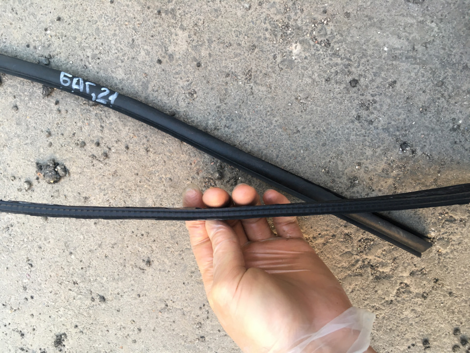 Защита кромок задних арок — Subaru Legacy (BL/BP), 2 л, 2003 года ...