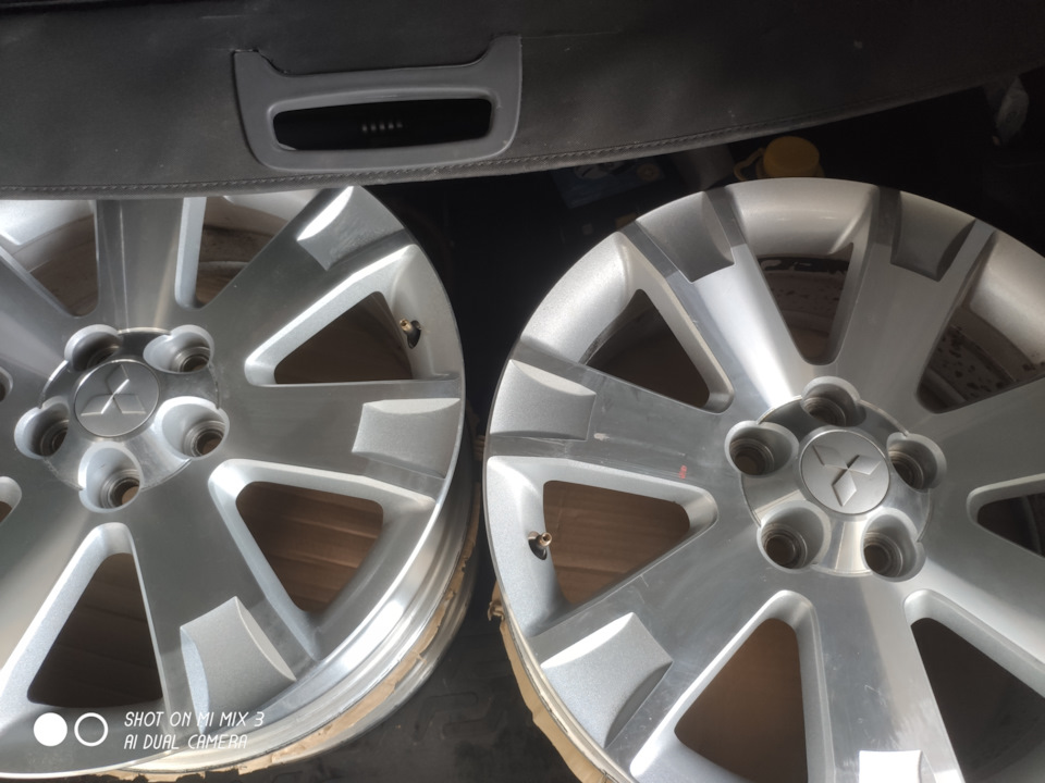 Диски — Mitsubishi Outlander XL, 3 л, 2007 года | колёсные диски | DRIVE2
