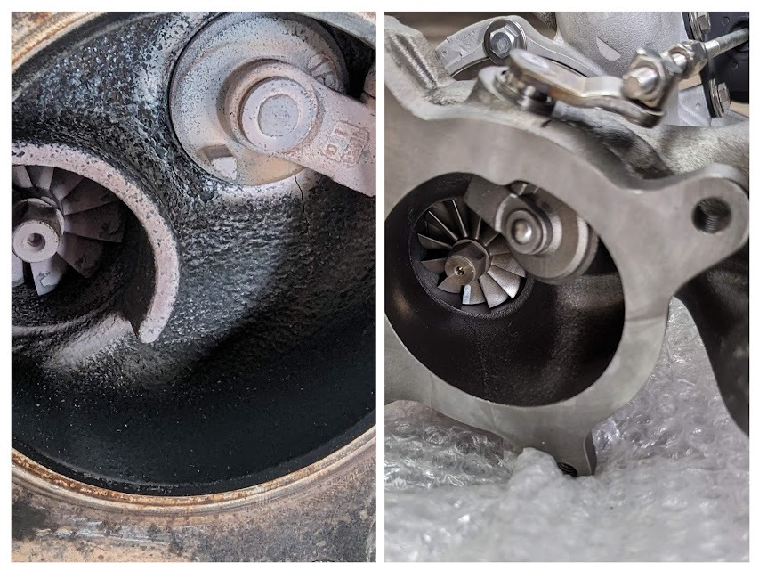 Замена выхлопа, турбины — Volkswagen Golf Mk5 GTI, 2 л, 2008 года ...