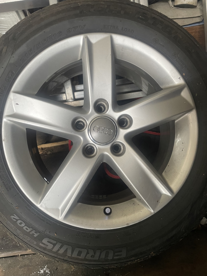 Шины летние Fulda 215/55 R16, литые диски Ronal 6,5Jx16 ET46 5x112 на ...