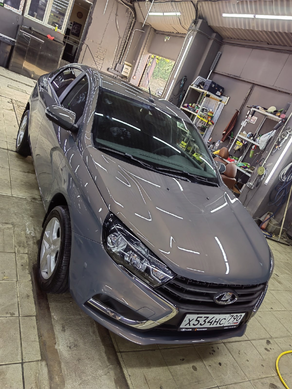 Полировка кузова + керамика — Lada Vesta, 1,6 л, 2021 года | своими руками  | DRIVE2