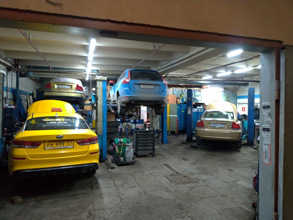 Плановая замена ГРМ\\помпы\\сальников распредвалов — Volvo S60 (1G), 2,5 ...