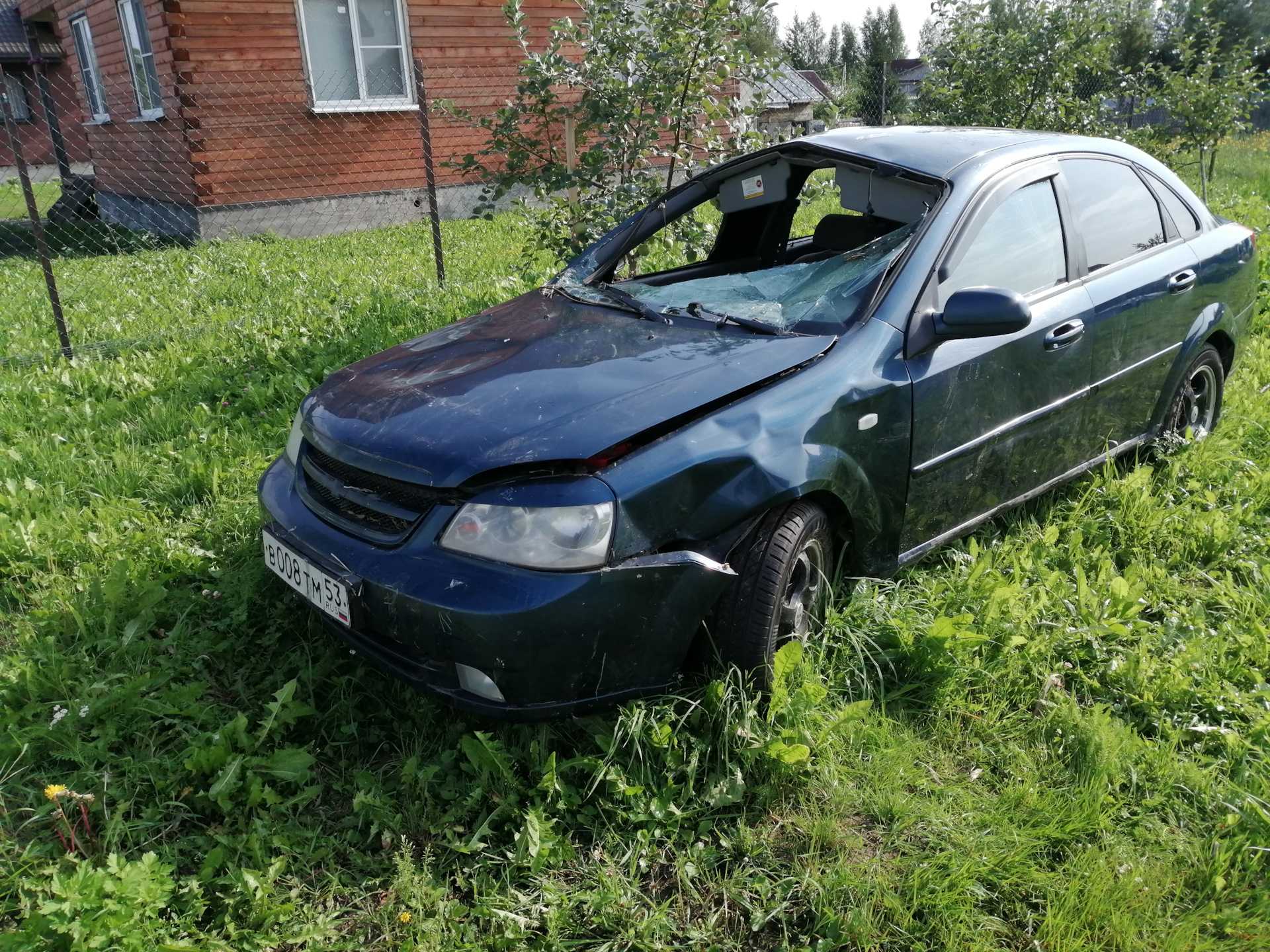 Бывают в жизни ограничения. — Chevrolet Lacetti Sedan, 1,6 л, 2008 года |  ДТП | DRIVE2