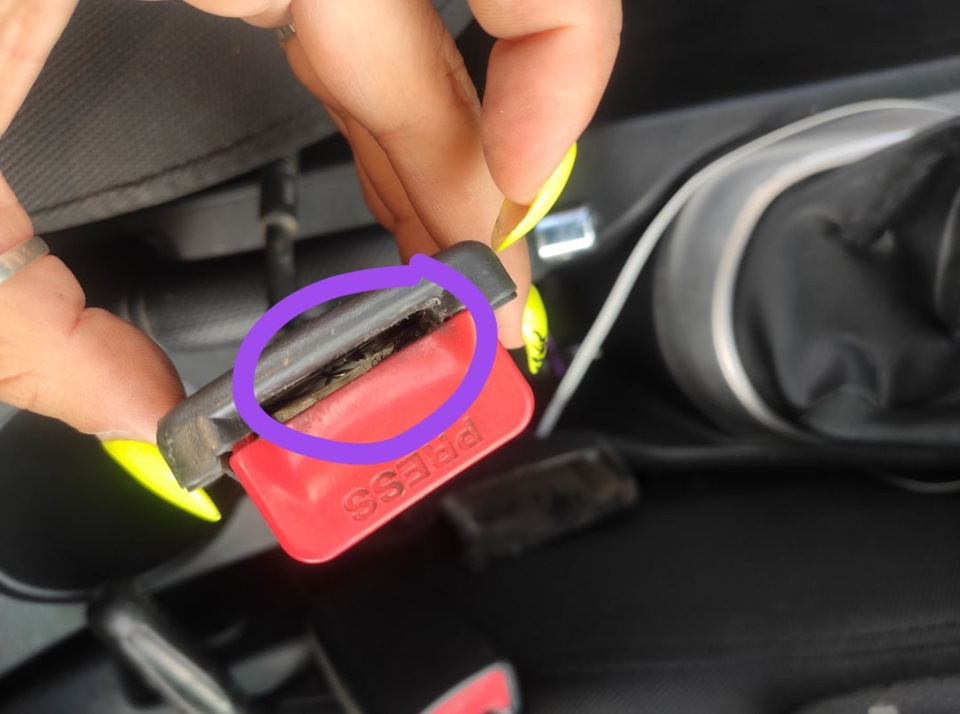 🔧 Замок ремня безопасности — Hyundai Solaris Hatchback, 1,6 л, 2012 ...