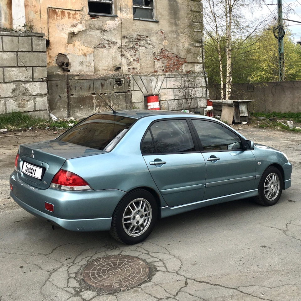 Тонировка 50% в круг на Lancer 9 — Mitsubishi Lancer IX, 1,6 л, 2006 года |  стайлинг | DRIVE2