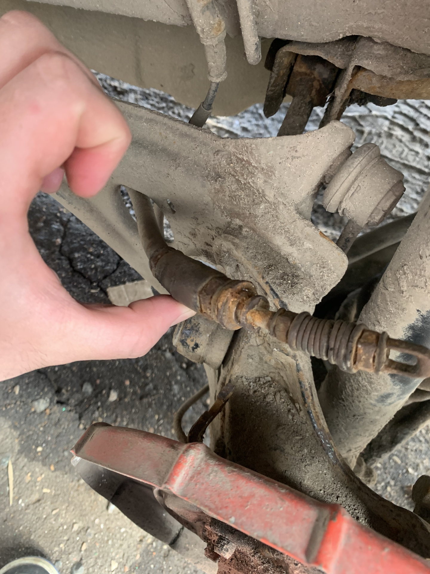 Ремонт тросика ручника слева, Kia ceed 1 рестайлинг — KIA Ceed SW (1G ...